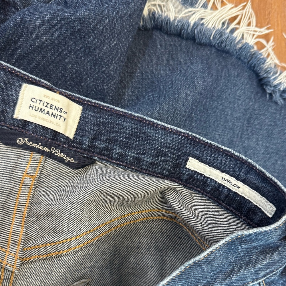 Citizens of Humanity Marlow Cutoff Jean Shorts Size 27 - Picture 8 of 10